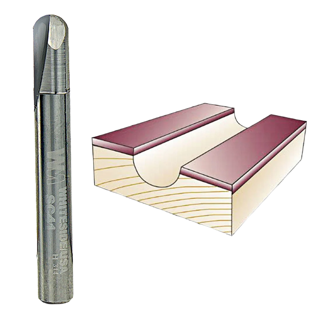 Durable Whiteside Core Box Bit 1 4 in. SH x 1 8 in. R x 1 4 in. CD Premium Material