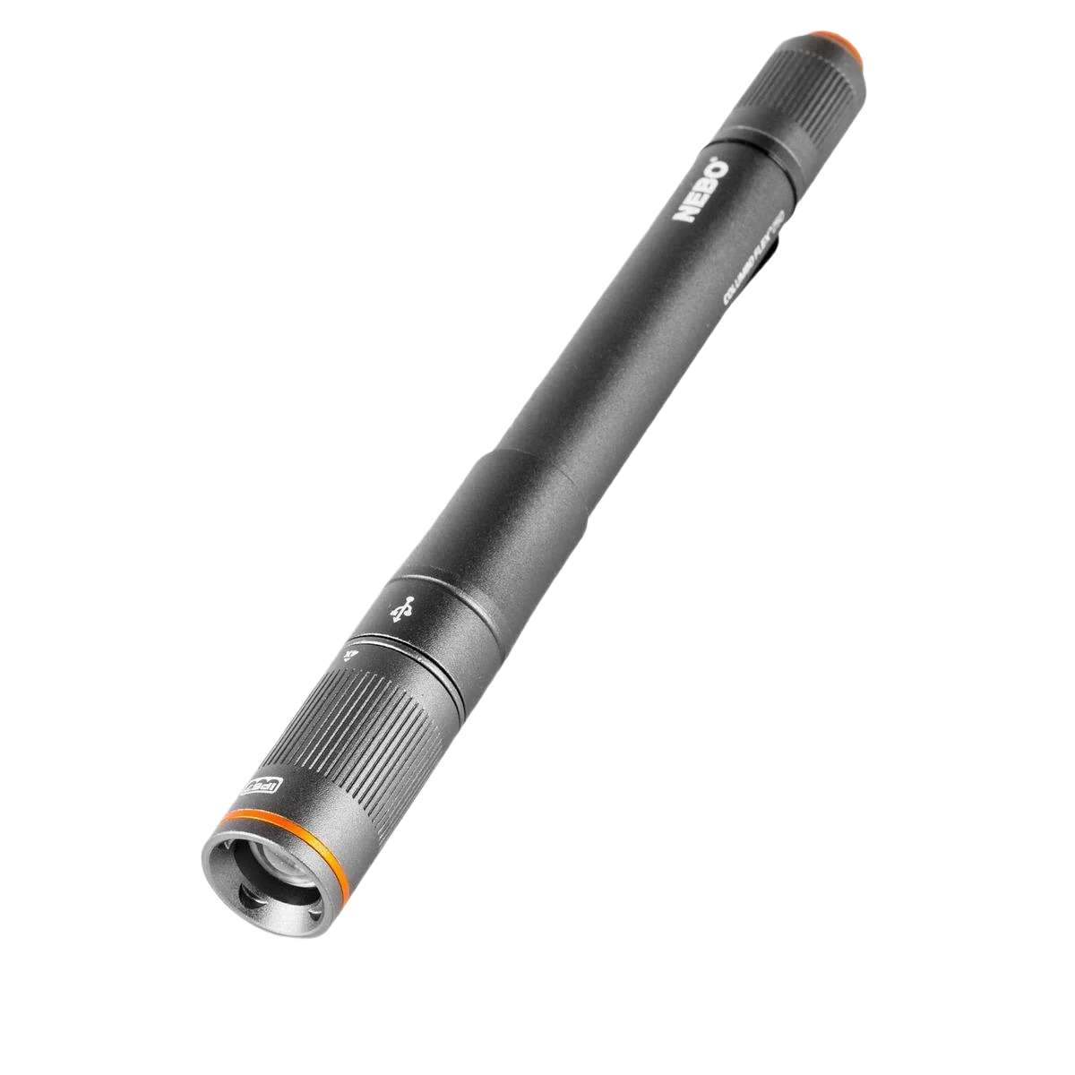 Eco-Friendly NEBO COLUMBO FLEX™ Rechargeable Pen-Sized Flaslight 250 Lumen Secure