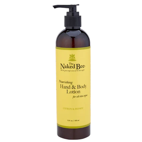 Durable The Naked Bee Citron Honey Hand Body Lotion - 12 oz. Organic