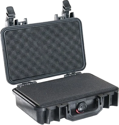 Safe Pelican 12 x 8 x 4 1170 Black Protector Case Fast