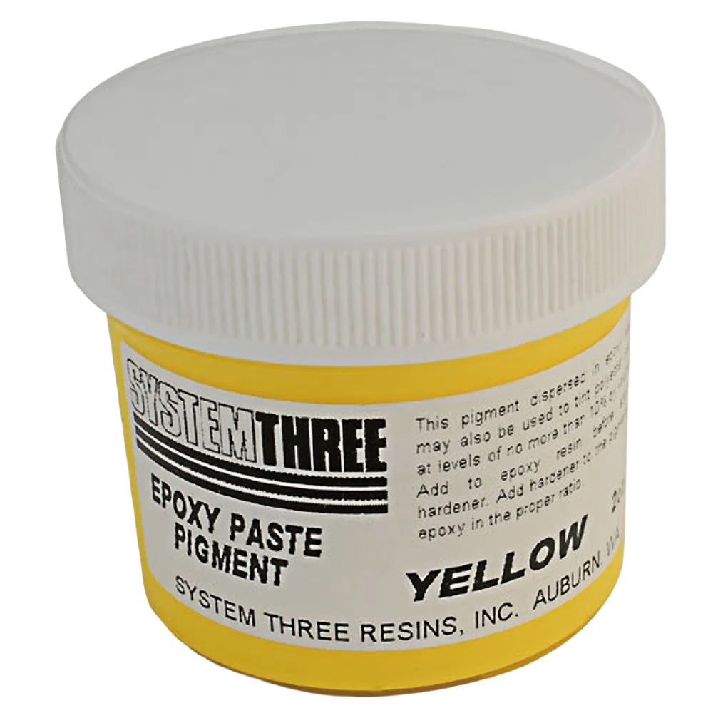 Exclusive System Three Yellow Epoxy Paste Pigment 2 oz. Sustainable