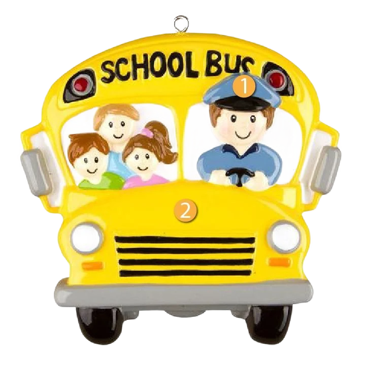 Trusted PolarX Personalized Bus Driver Ornament First-Class