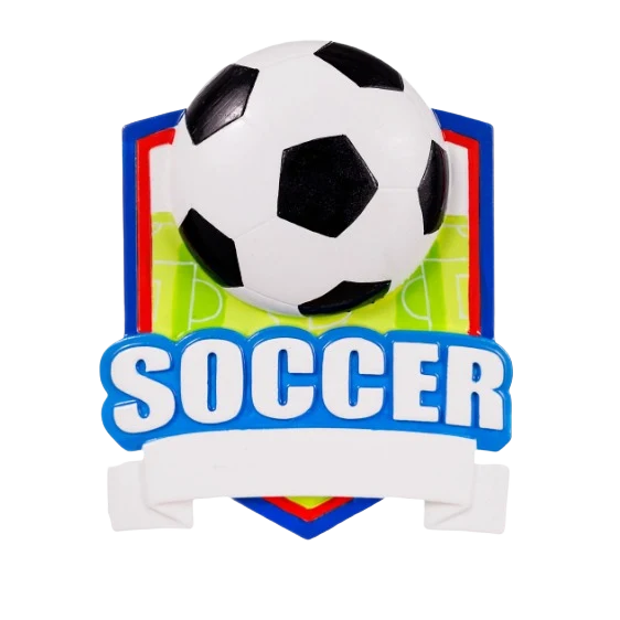 Pure PolarX Personalized Soccer Shield Ornament Elite