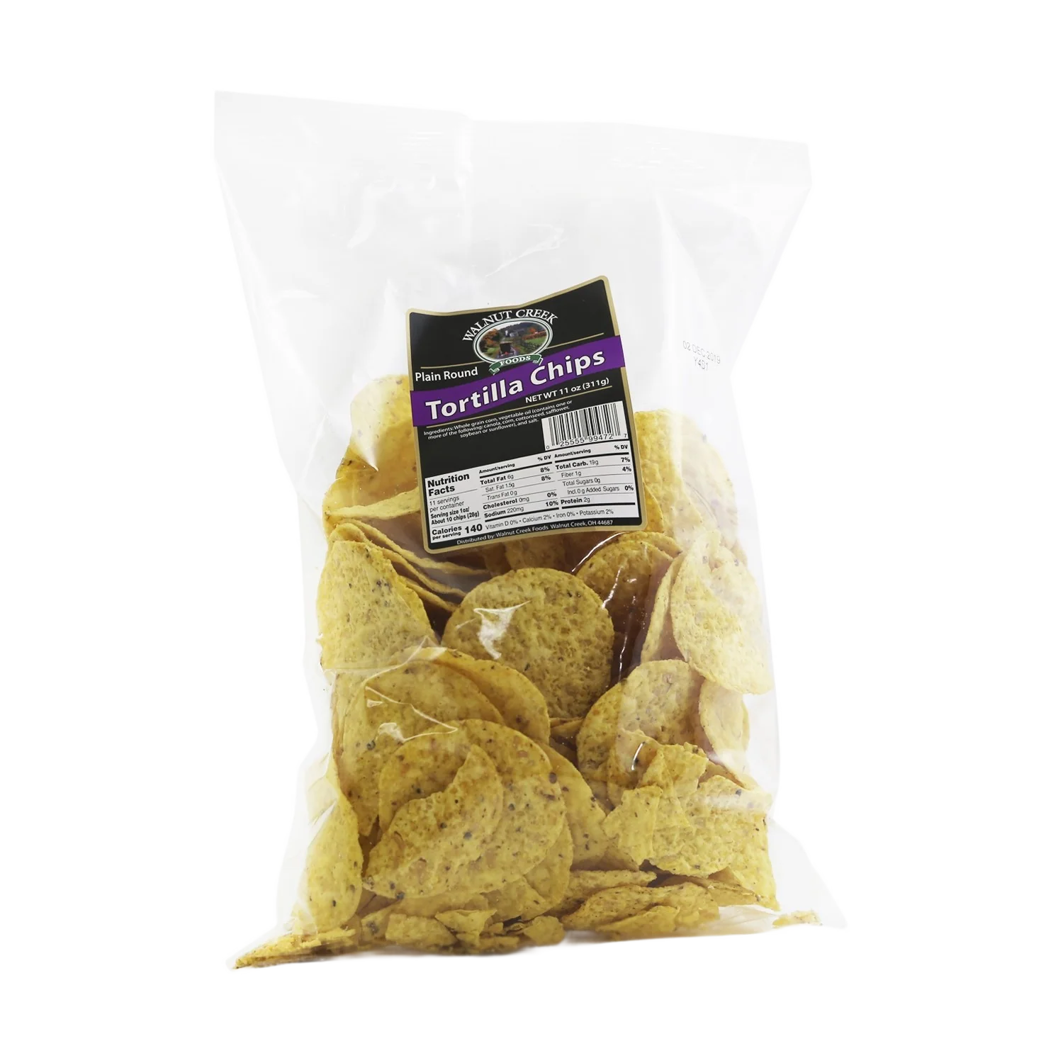 Verified Walnut Creek Round Yellow Tortilla Chips 12 oz. Luxury