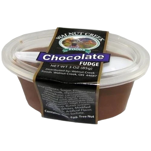 User-Friendly Walnut Creek Chocolate Fudge Cup 3 oz. Organic