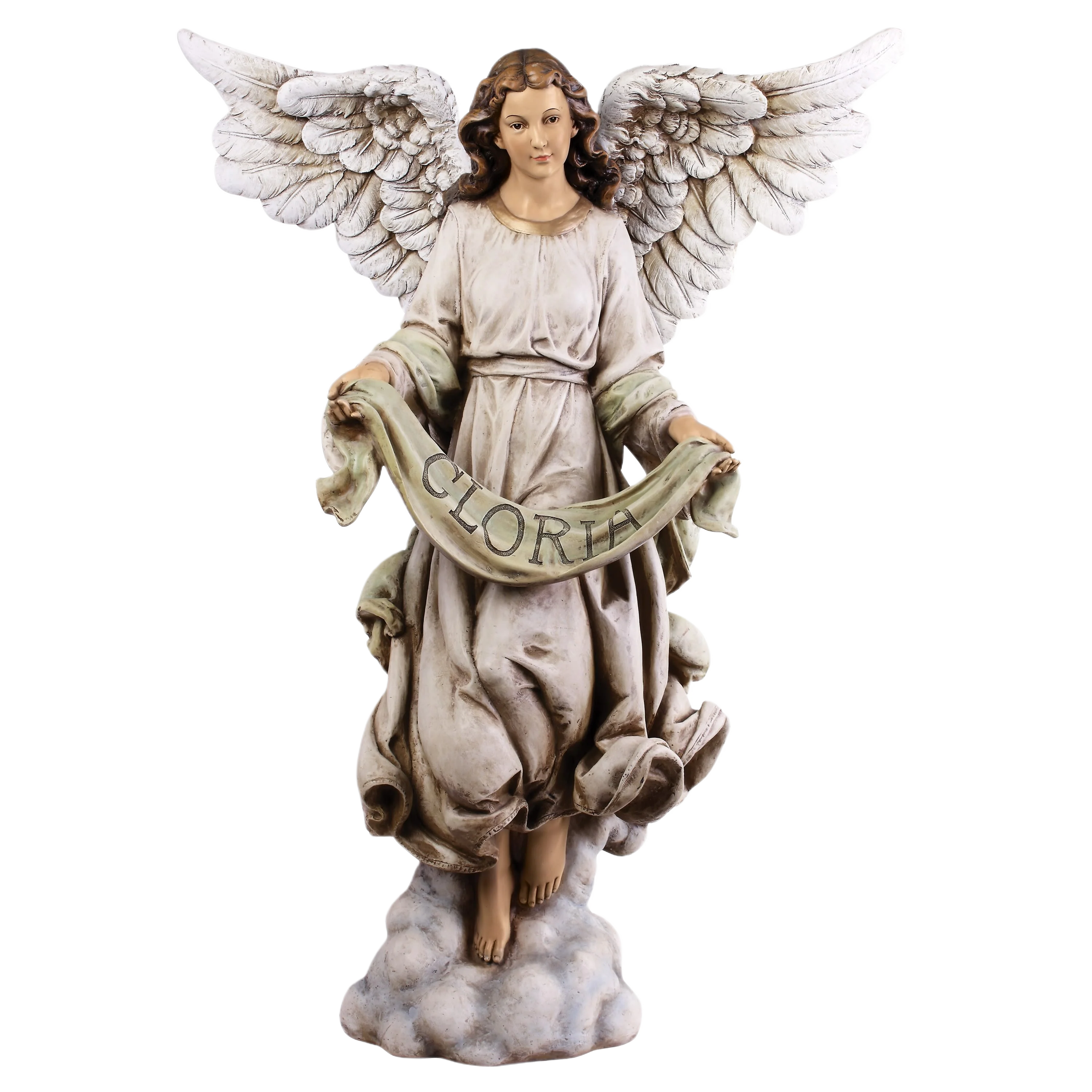 Healthy Roman Scale Nativity Gloria Angel 39 in. Crafted