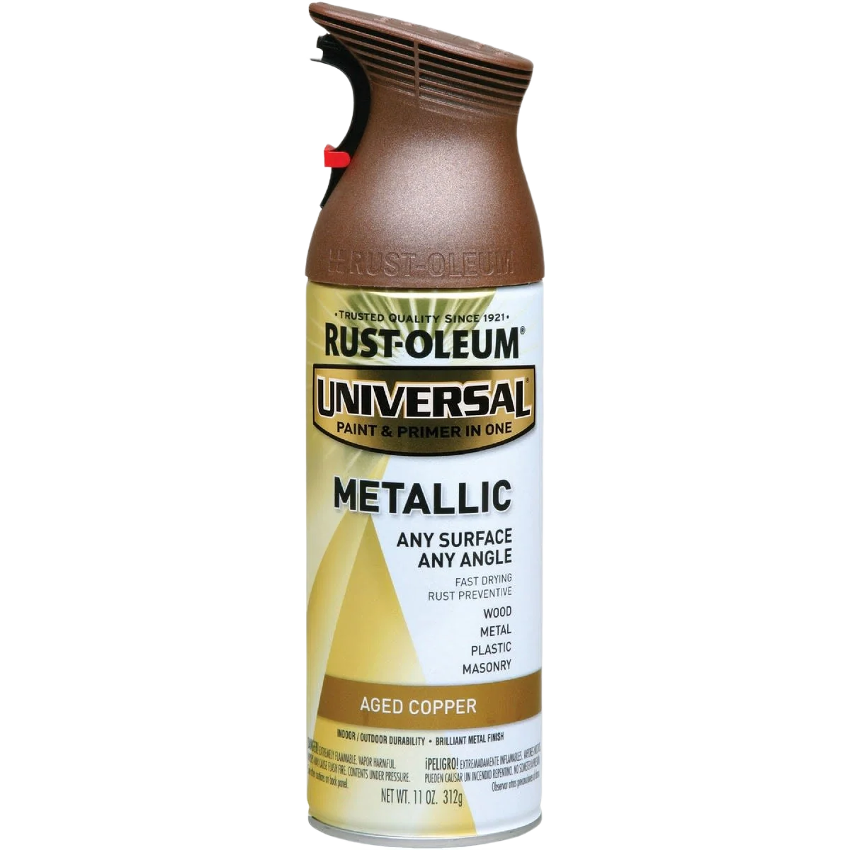 Consistent Rust-Oleum Universal Aged Copper Metallic Spray Paint 11 oz. Professional