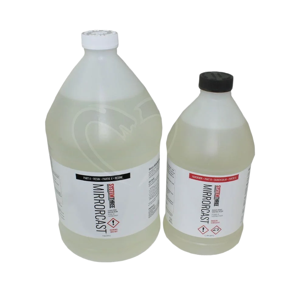Elegant System Three Mirrorcast Clear Epoxy Casting Resin Kit 1.5 Gallon Secure
