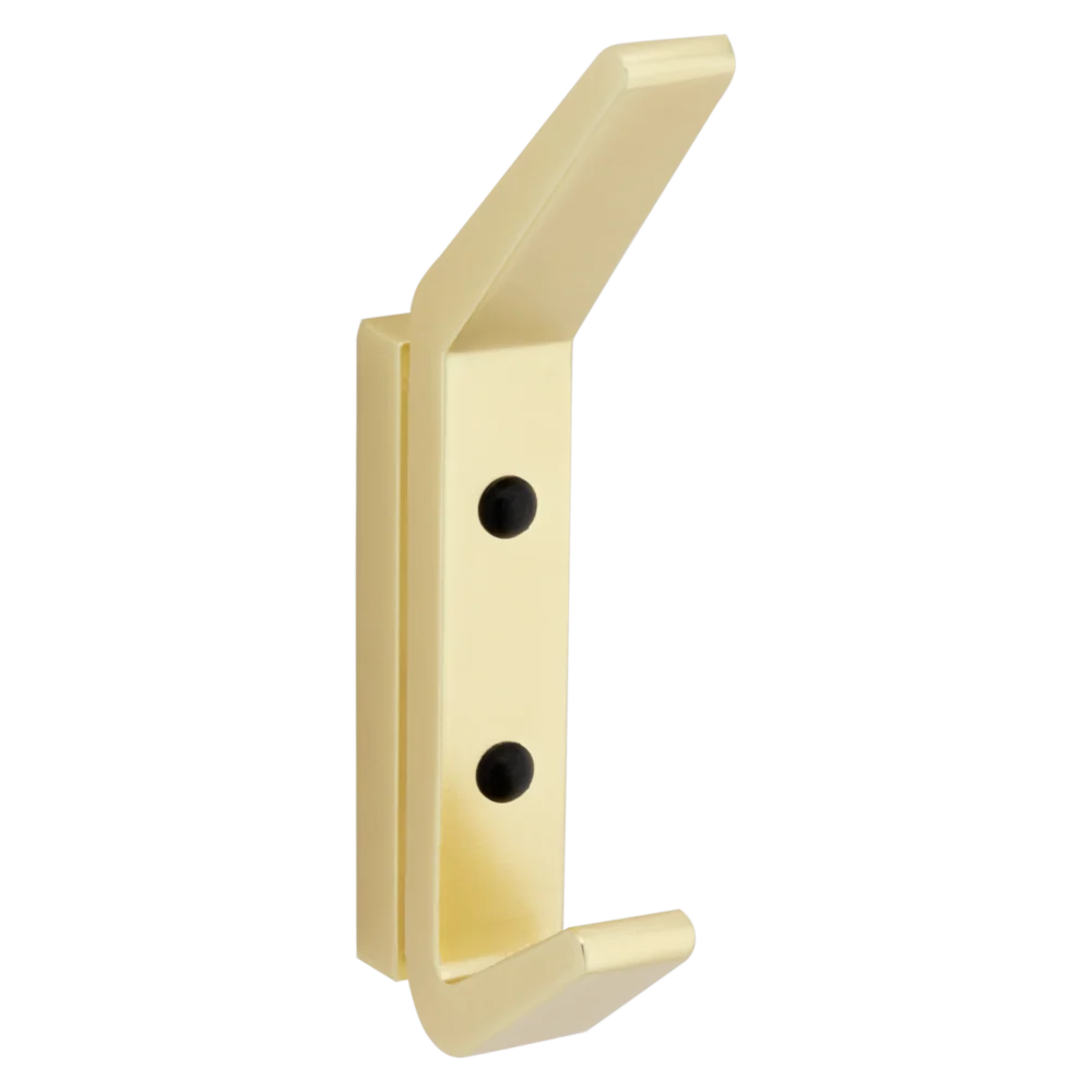 Advanced National Hardware 4-3 4 Brushed Gold Reed Geometric Hook Premium Material