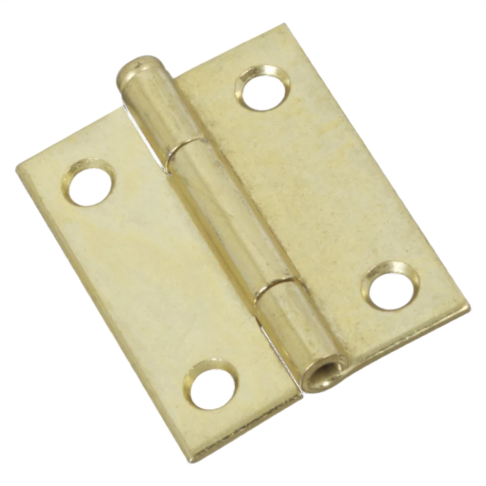 Sophisticated National Hardware 2 Brass Loose-Pin Narrow Hinge 2-Pack Superior