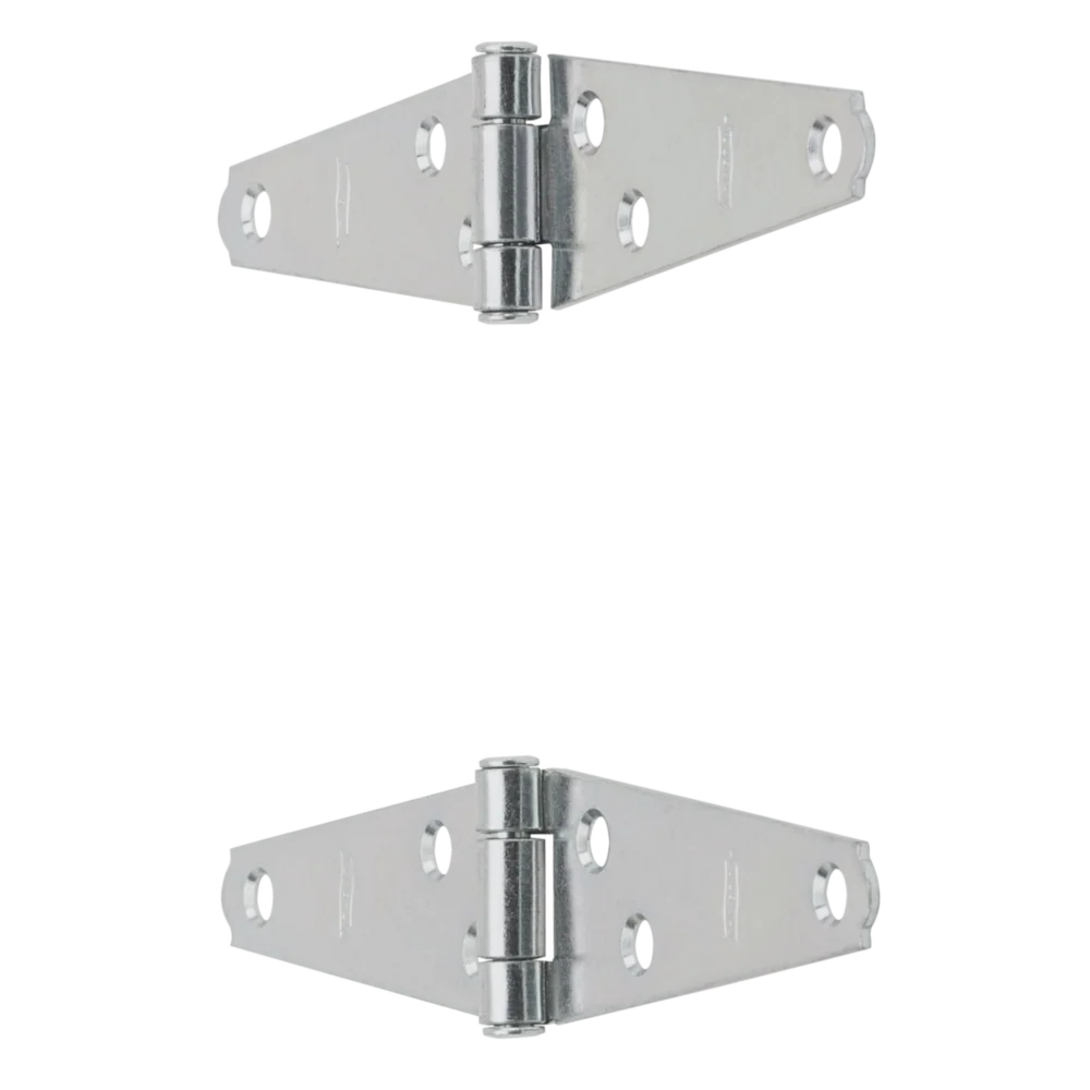 Premium National Hardware 3 Zinc Light Strap Hinge 2-Pack Selected