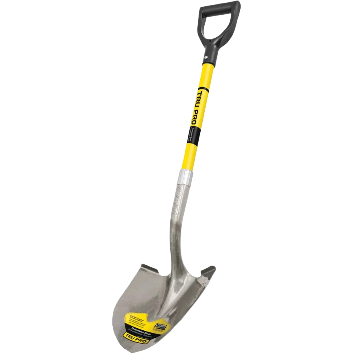 High-Grade Truper Tru Pro 29 In. Fiberglass D-Handle Round Point Shovel Versatile