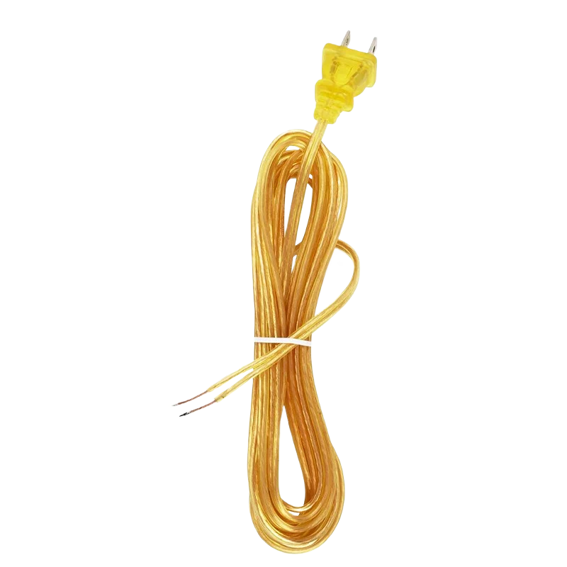 Expertly Made Satco Gold Cord Set 15 ft. Organic