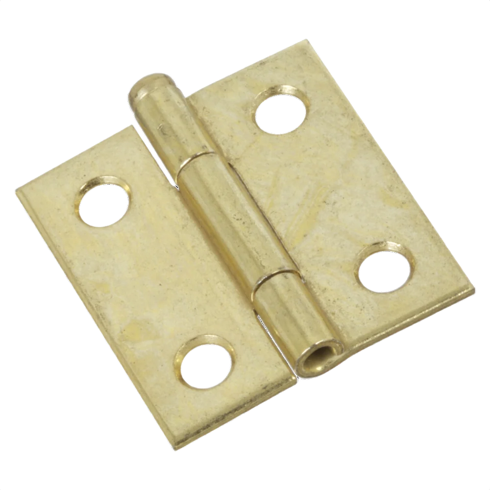 Detailed National Hardware 1-1 2 Brass Loose-Pin Narrow Hinge 2-Pack Genuine