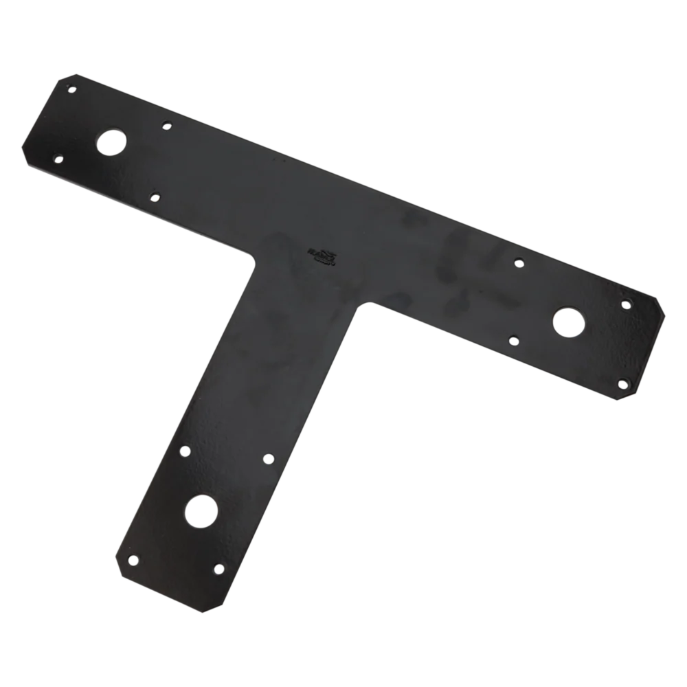 Proven National Hardware 12 x 8 Black T-Plate Optimized