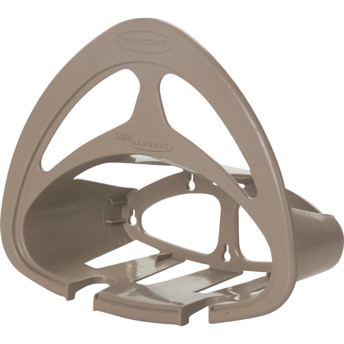 Pure Suncast Hose Taupe Wall Mount Hose Hanger 150 ft. Consistent