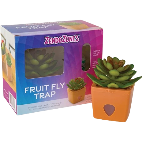 User-Friendly ZendoZones Serene Sandy Fruit Fly Trap Artisan