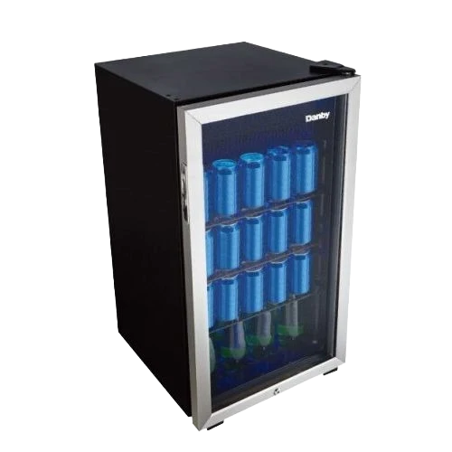 Quality 3.1 CuFt. Beverage Center Tempered Glass Door Wire Shelves Eco-Friendly