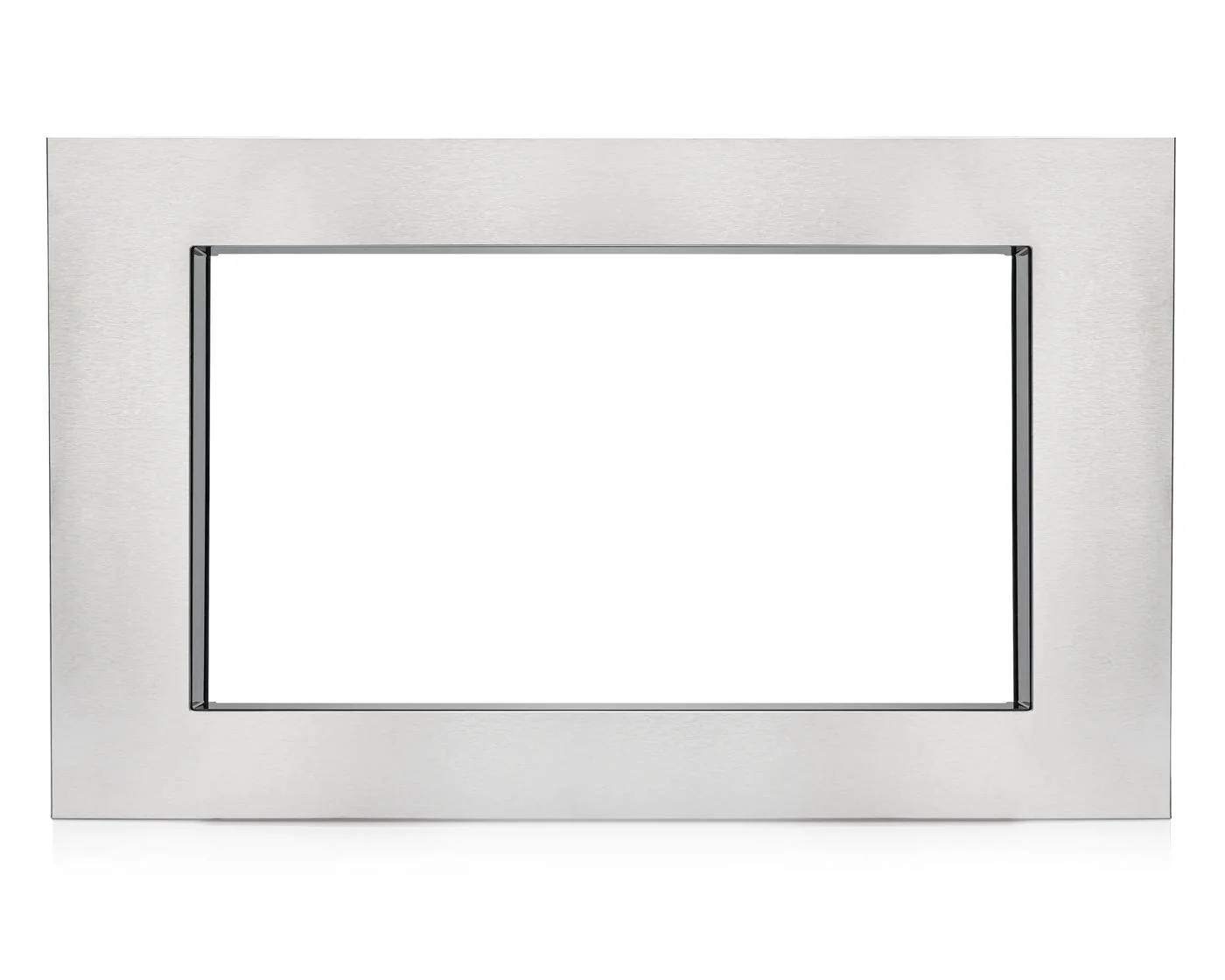 Fine Crafted 30 Stainless-Steel Microwave Trim Kit Modern