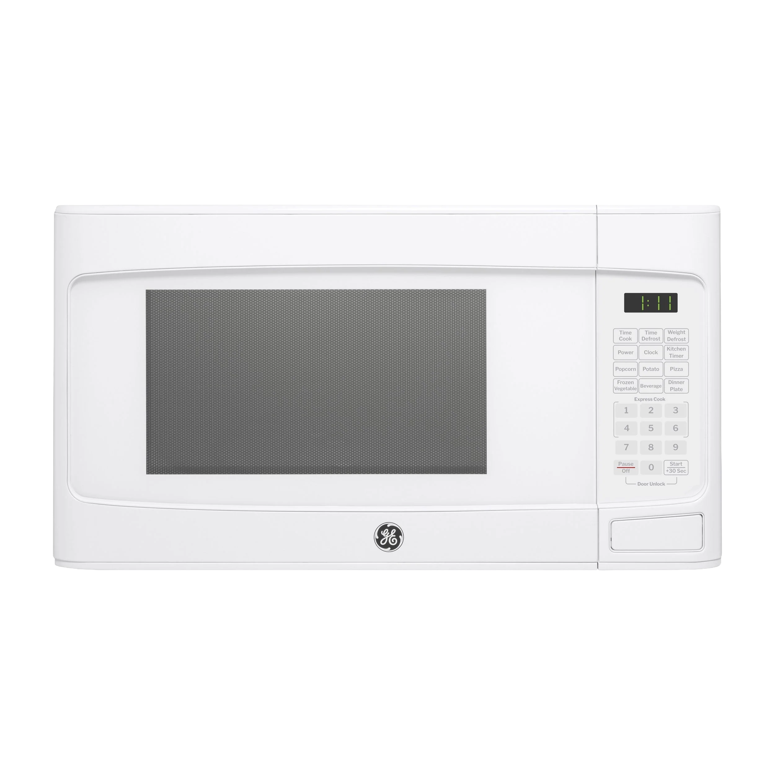 Casual GE® 1.1 Cu. Ft. Capacity Countertop Microwave Oven Contemporary