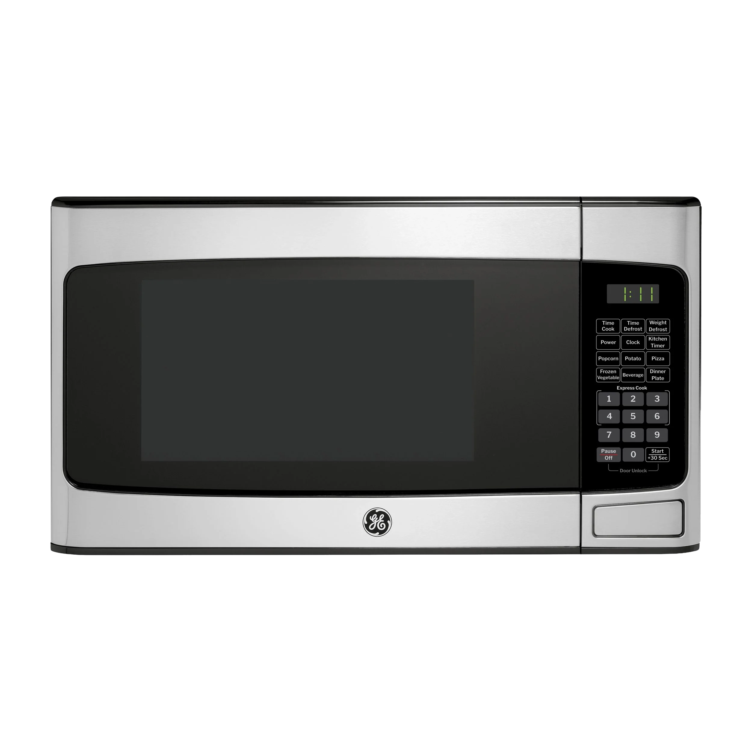 Carefully Designed GE® 1.1 Cu. Ft. Capacity Countertop Microwave Oven Casual