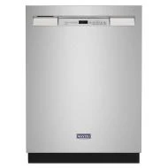 Powerful 24 Front Control Dishwasher with Dual Power Filtration and PowerBlast® Cycle - 50 dBA Secure