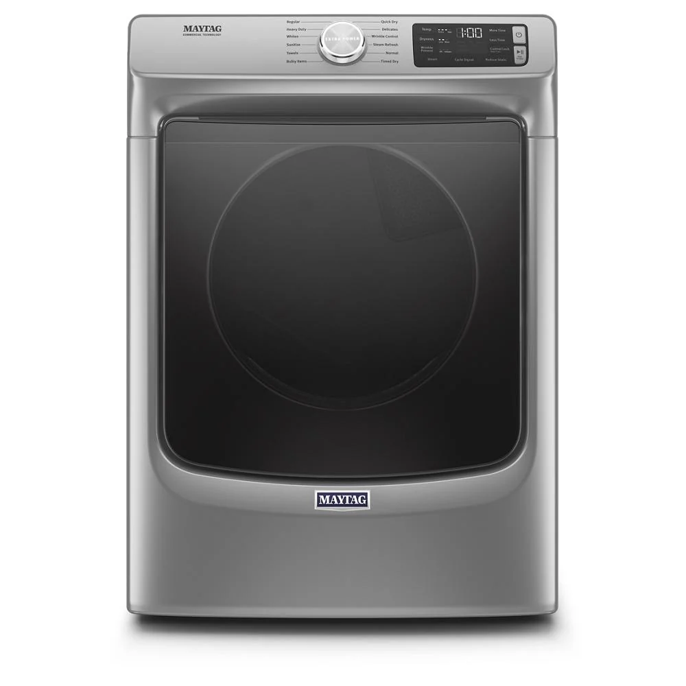 Reusable Front Load Electric Dryer with Extra Power and Quick Dry Cycle - 7.3 cu. ft. Consistent