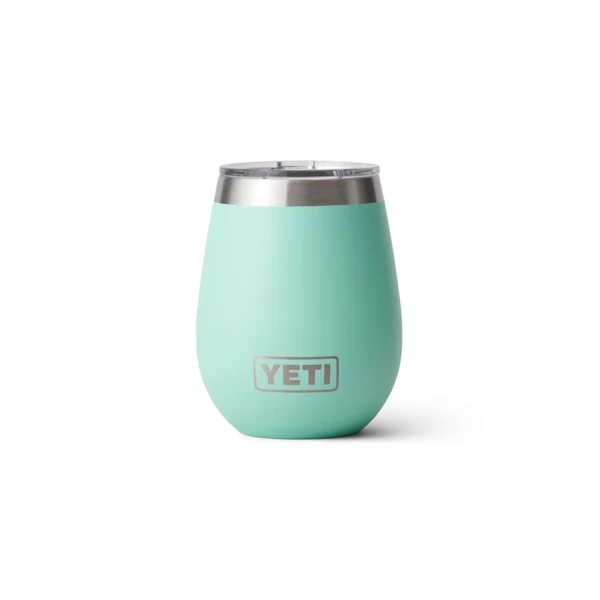 Green YETI Rambler 10 Oz. Wine Tumbler with Magslider Lid Fashionable