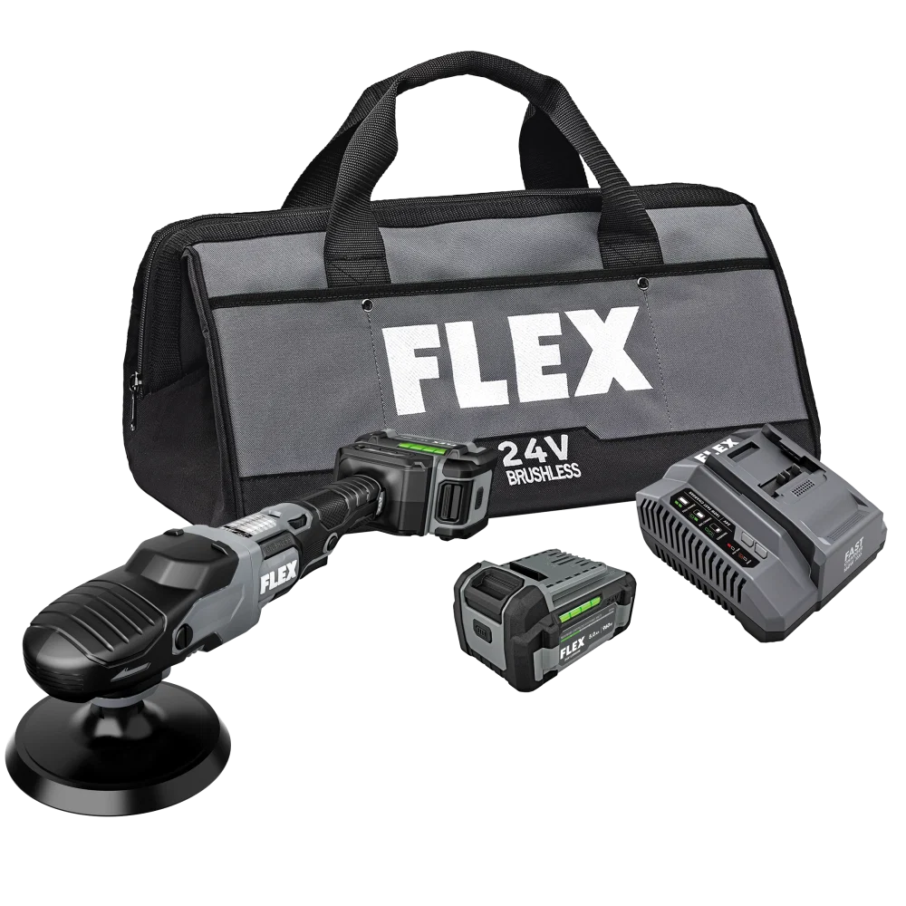 Environmentally Friendly FLEX Rotary Polisher Kit Recyclable