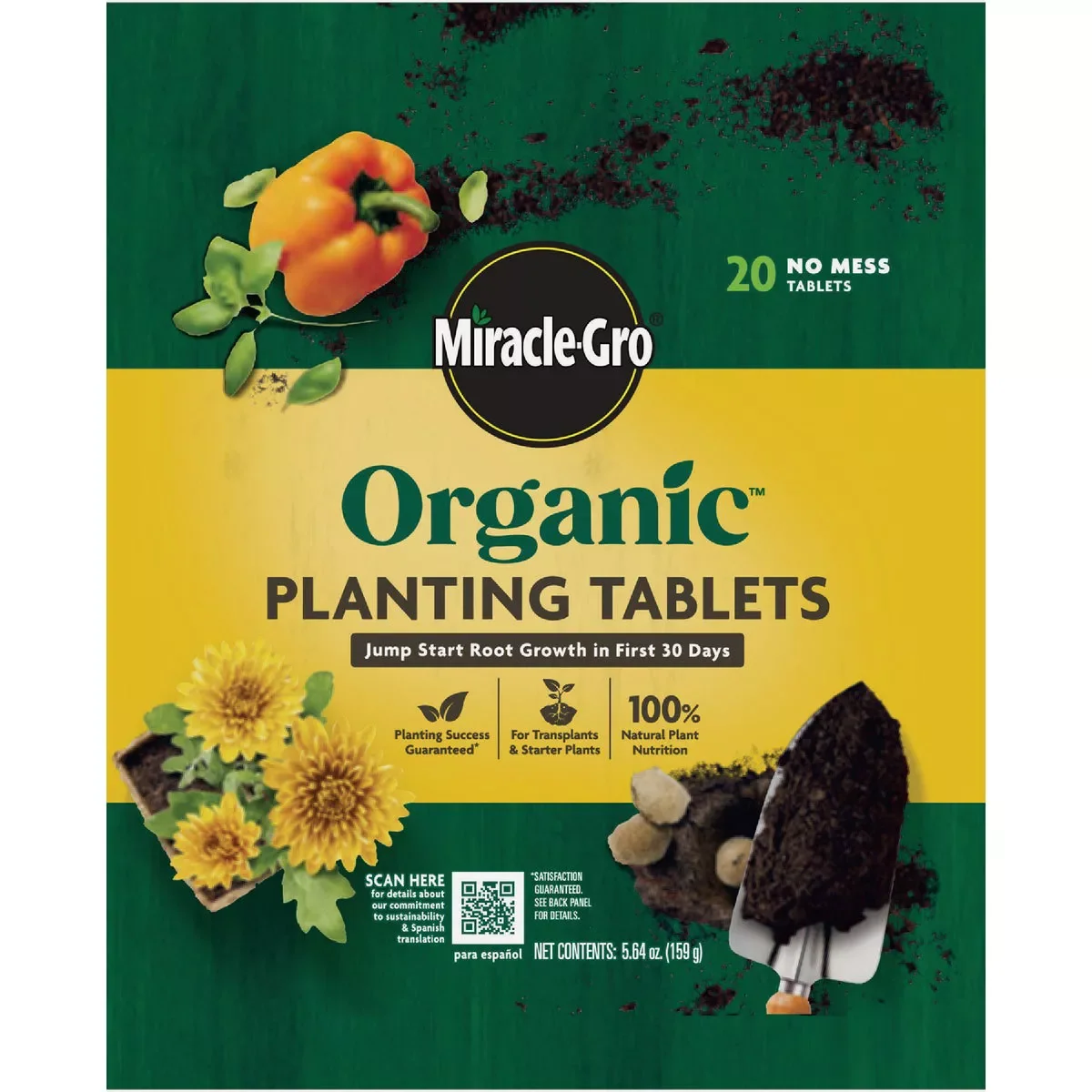 Original Design -Gro Organic Planting Tablets 2-Pack Flexible