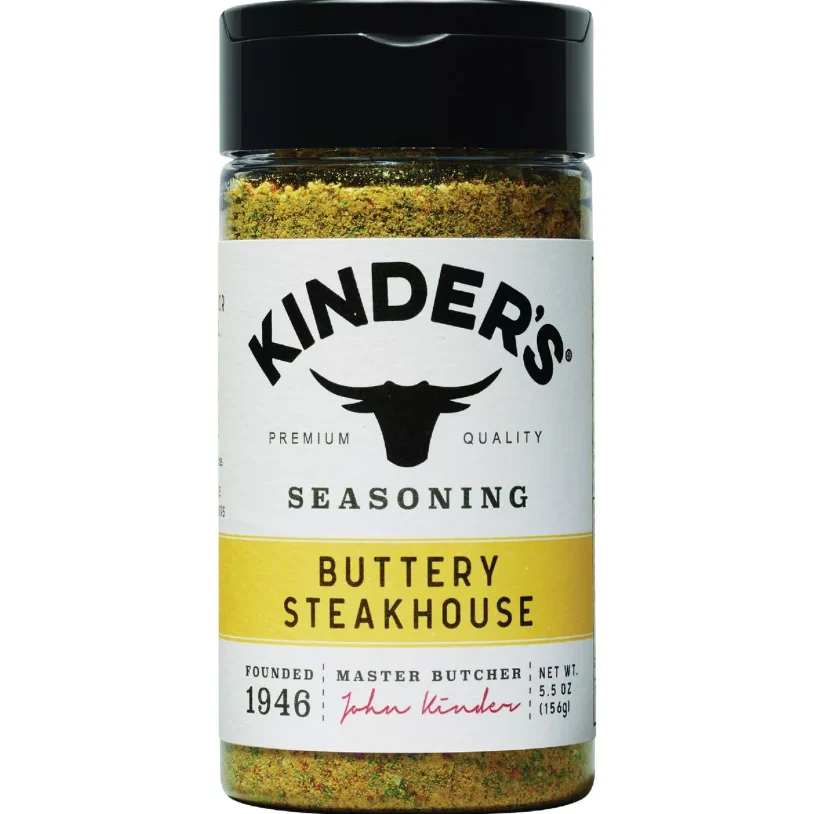Stylish Kinder's Buttery Steakhouse Dry Rub 5.5 Oz. Reusable
