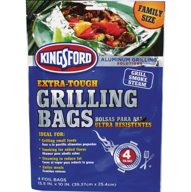Selected Kingsford Aluminum Foil Grilling Bag 15.5 x 10 4ct Environmentally Friendly