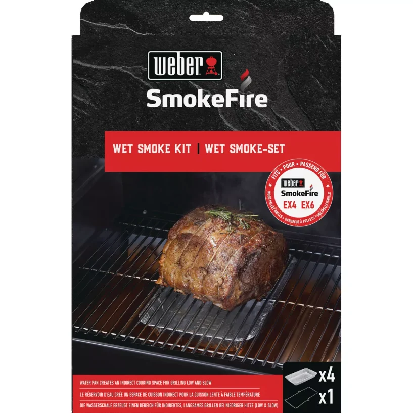 Excellent Weber SmokeFire Disposable Plated Steel Wet Smoke Kit Functional