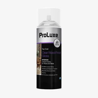 Traditional ProLuxe Clear Wood Finish Interior Satin Spray Lacquer 12.25 oz. 6pk Original Design