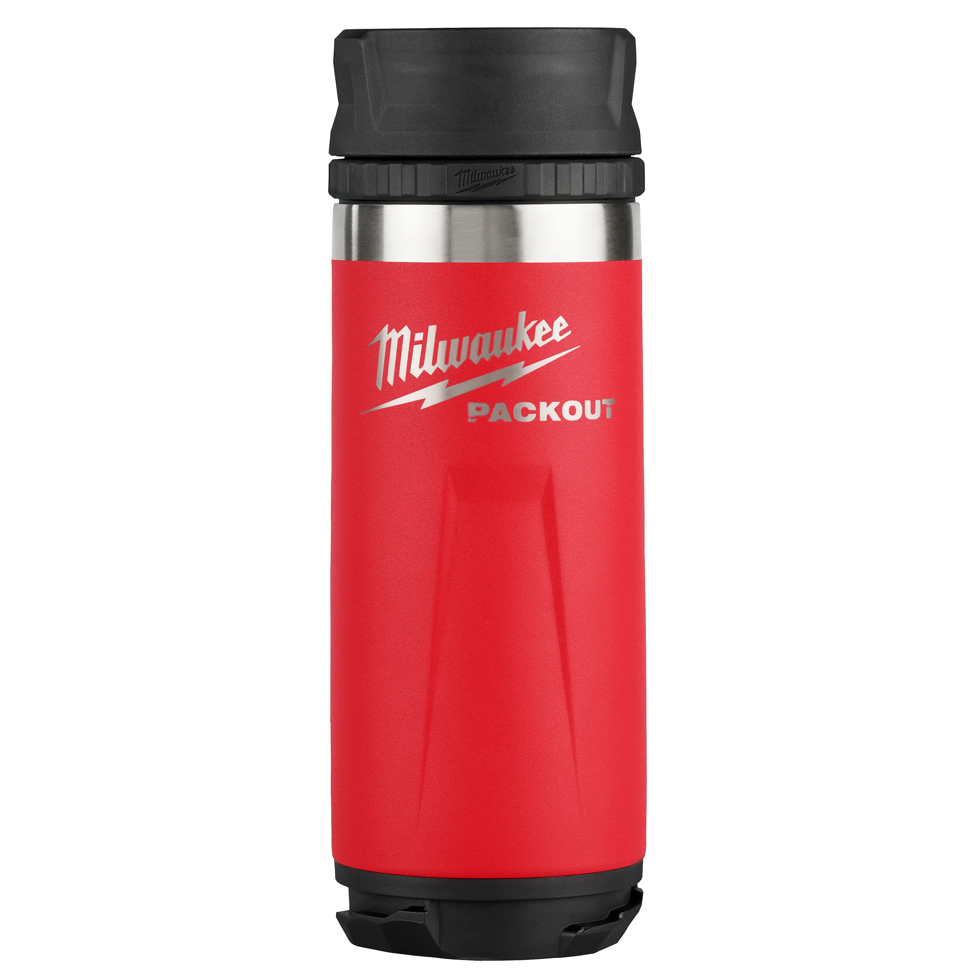 Outstanding Milwaukee PACKOUT™ 18oz Red Insulated Bottle with Sip Lid Smart