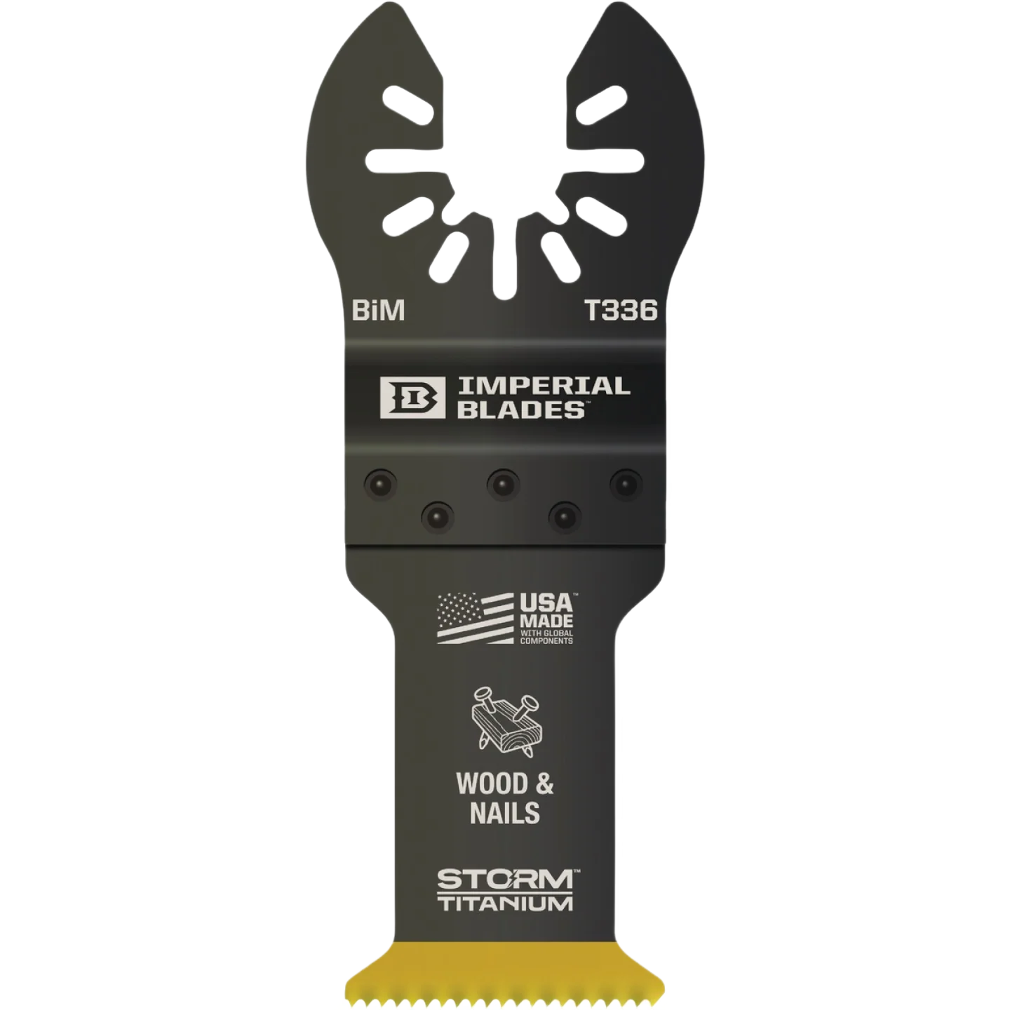 Trusted Imperial Blades ONE FIT 1-1 4 In. Titanium Coated Bi-Metal Storm Oscillating Blade Convenient