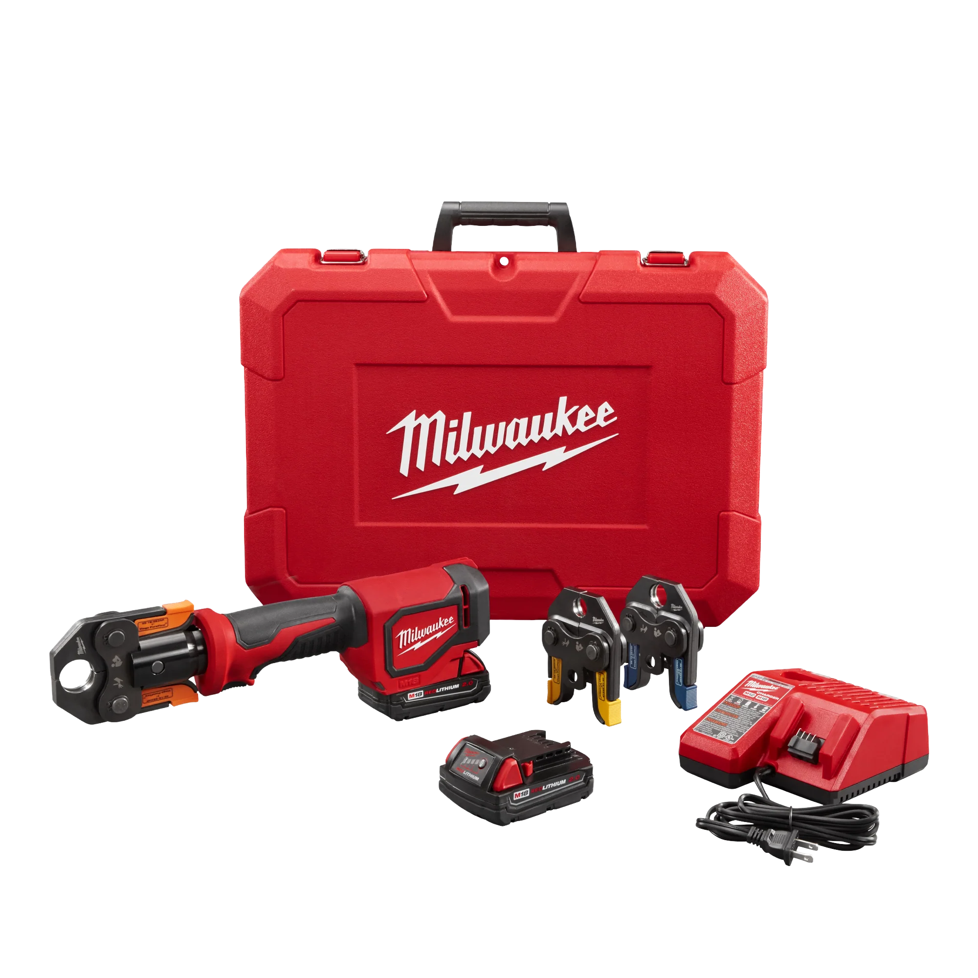 Refined Milwaukee M18™ Short Throw Press Tool Kit w Viega PureFlow™ Jaws Dependable
