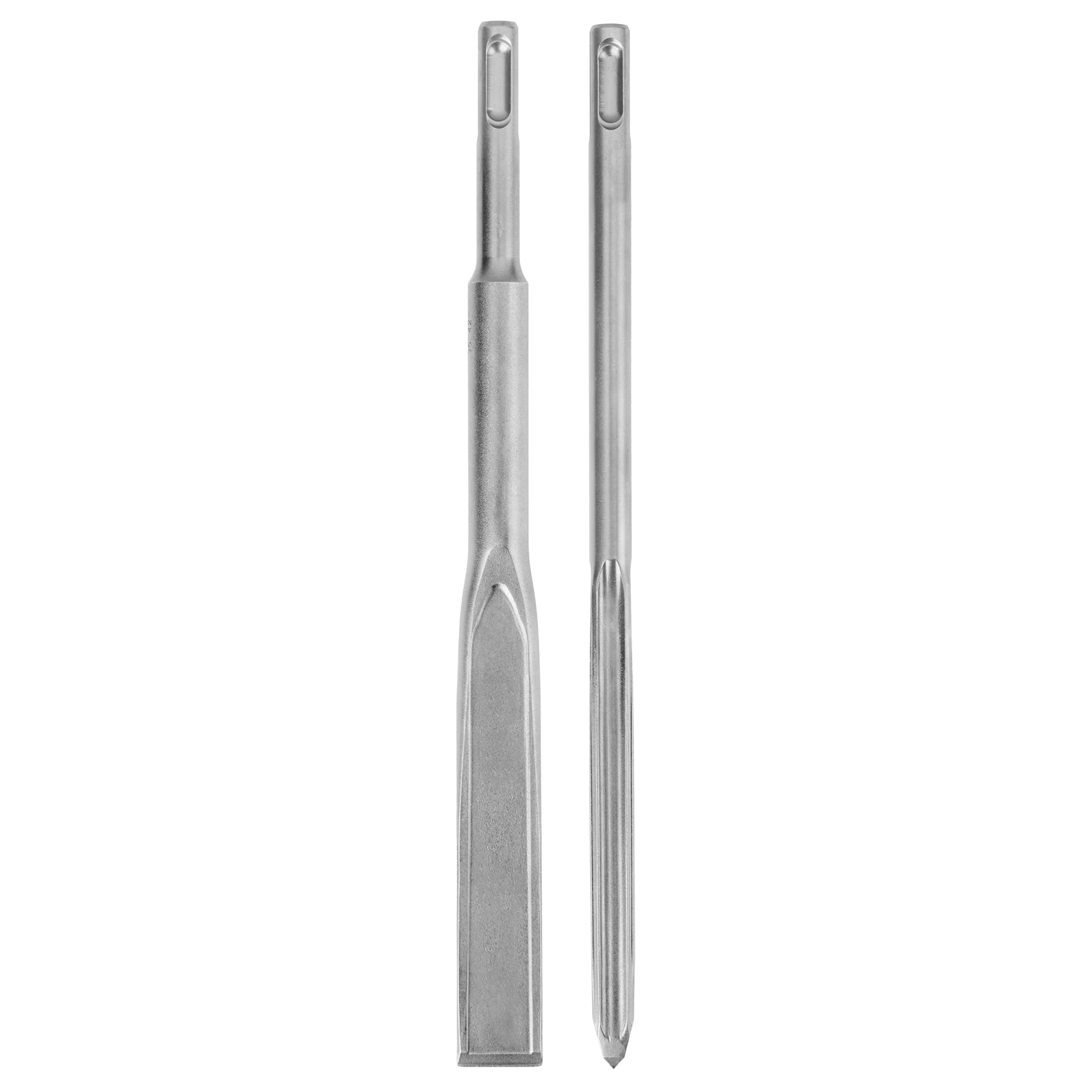Professional Milwaukee SDS Plus SLEDGE™ Bull Point Flat Chisel 2 PK Luxury