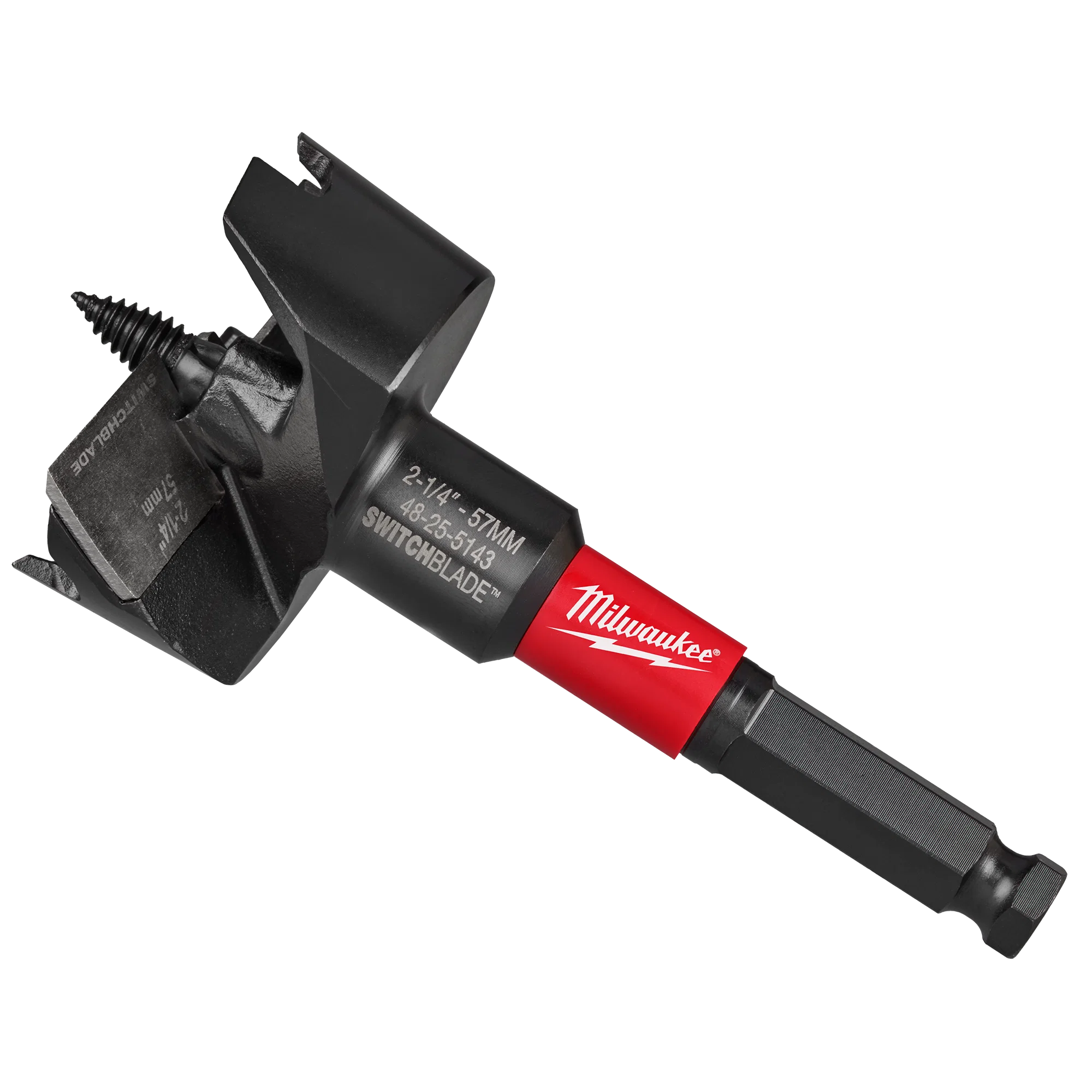 Crafted Milwaukee SWITCHBLADE™ Selfeed Bit 2-1 4 Versatile