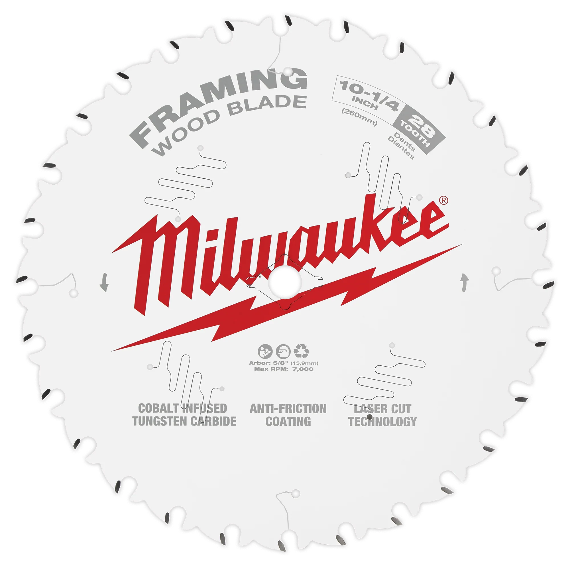 User-Friendly Milwaukee 10-1 4 x 5 8 28T Framing Circular Saw Blade Proven