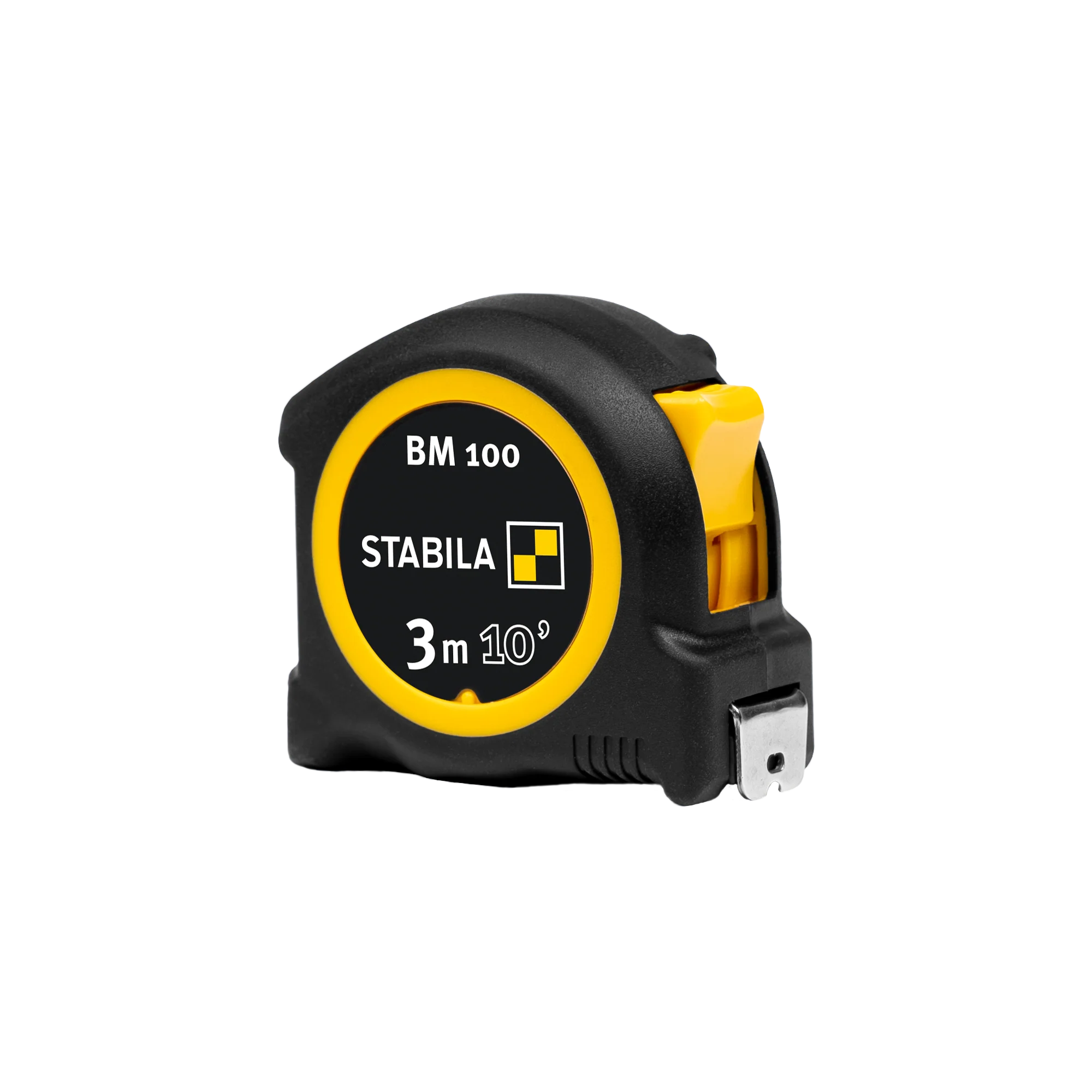 Clean Stabila 10' BM 100 cm inch Scale Pocket Measuring Tape Lightweight
