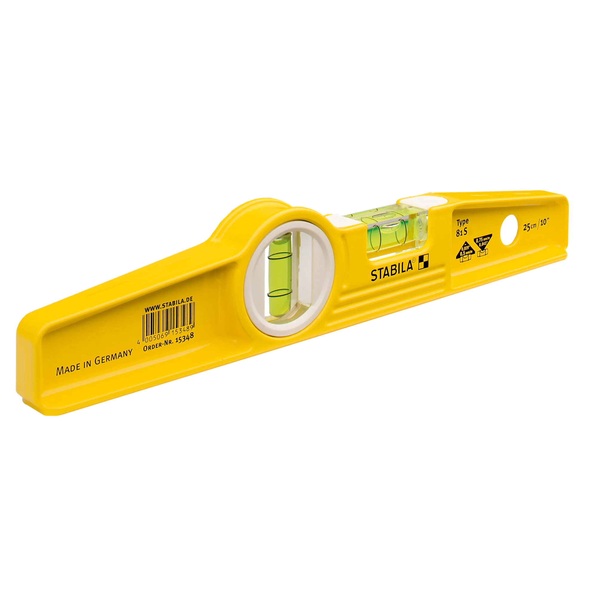 Reusable Stabila 10 Type 81S Die Cast Torpedo Level Authentic