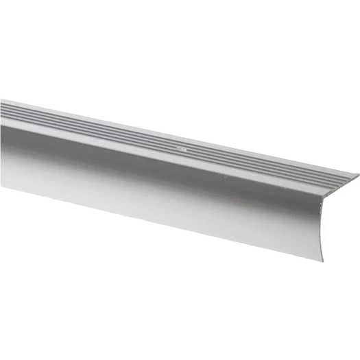 Original M-D Polished Aluminum 1-1 8 W x 36 L Aluminum Stairnose Verified
