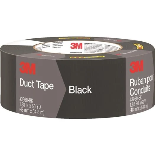 Sustainable 3M Multi-Use Black Duct Tape 1.88 In. x 60 yd. Trendy