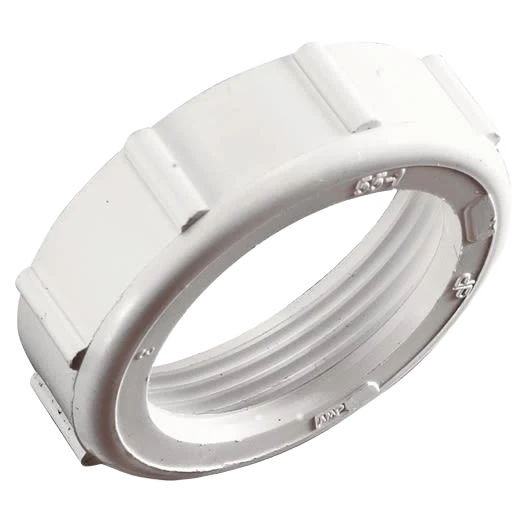 Elite Do it 1-1 2 x 1-1 2 White Plastic Slip Joint Nut Durable