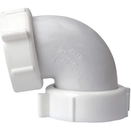 Fine Crafted Do it 1-1 2 in. White Plastic Threaded Outlet Elbow Modern