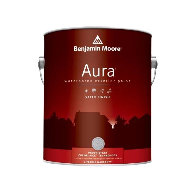 Healthy Benjamin Moore Aura 1X Satin Tintable Exterior Paint 1 Quart Organic