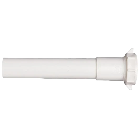 Solid Do it 1-1 4 x 12 White Plastic Extension Tube Detailed