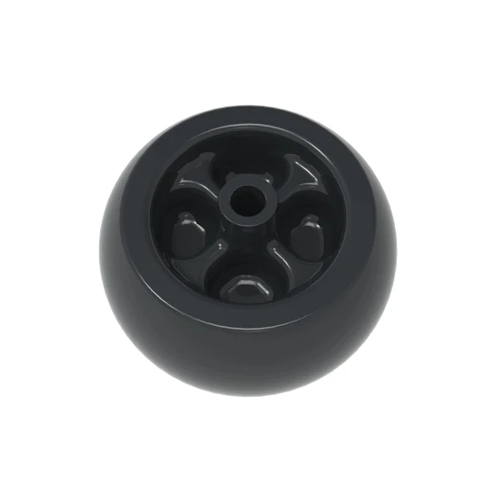 Next-Generation John Deere UC28193 5 X 2.75 Smooth Black Deck Wheel 4-Pack Top-Quality