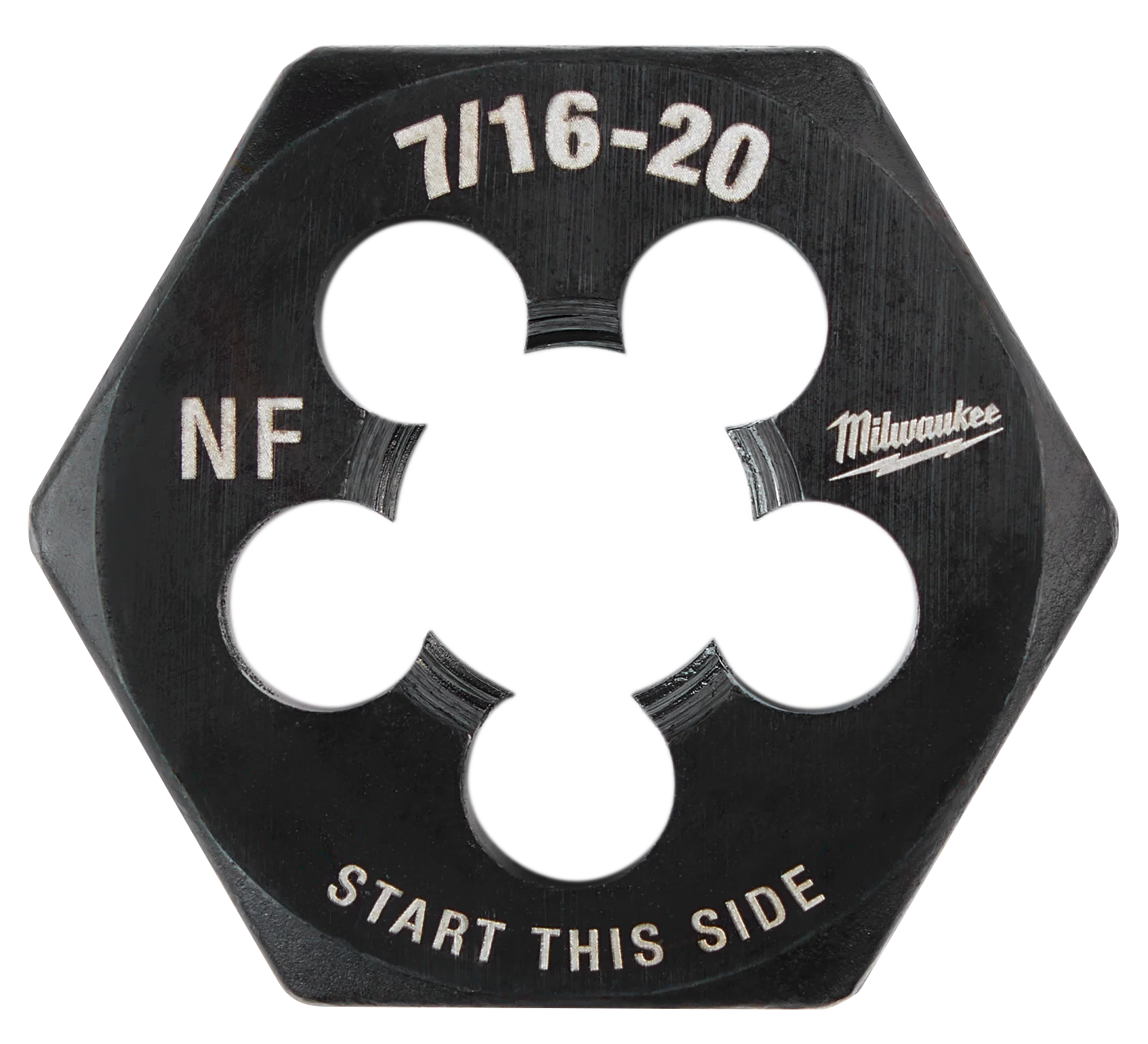 High-End Milwaukee 7 16 -20 NF 1-Inch Hex Threading Die Exceptional